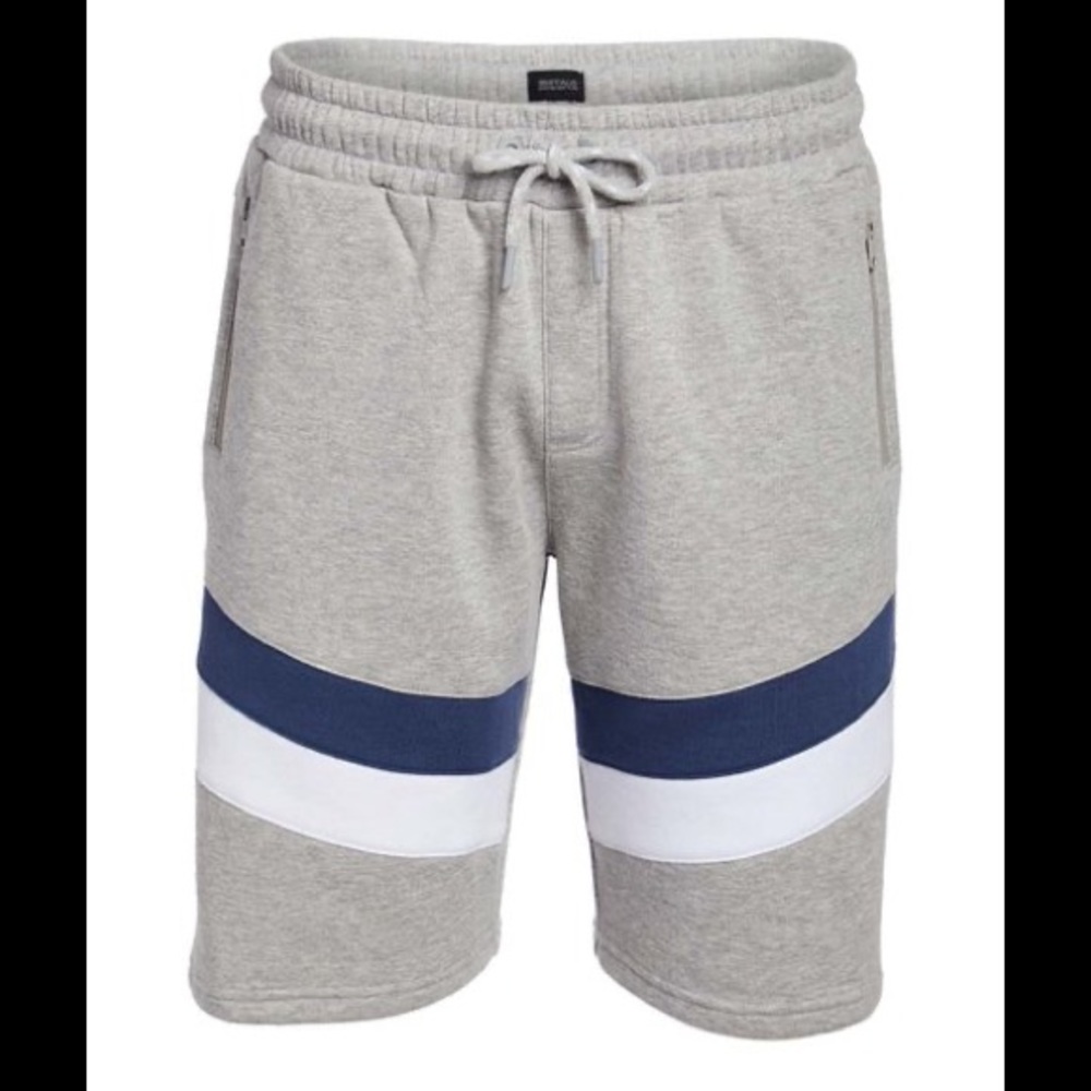 Buffalo David Bitton Healy Grey Fleece Shorts